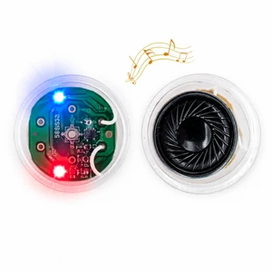 LED Music Light Waterproof Module with Built-in Speaker Custom Colors and Personalized Audio for Creative Accessories