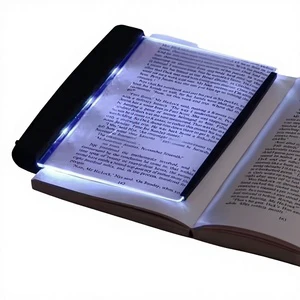 Reading Night Light Wedge Desk Lamp Portable LED Flat Panel Night Reading Book Light