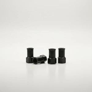 New King Racing Aluminum Alloy Torque Ball Housing Nut-Black 5/16-18 in Thread