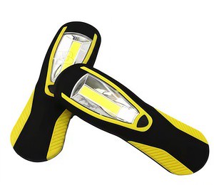 HB-321 AA Battery Powered ABS IP65 Waterproof Portable Bright Magnetic COB 3W LED Work Light 4 Hours Runtime For Workshop Repair