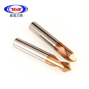 HRC55 Steel Carbide Spotted Center Drills Spot Drilling Bit In Various Sizes CNC Controllable With Coating Finish