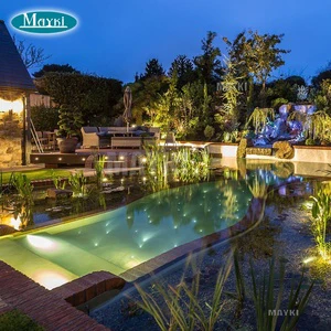 Indoor Outdoor Swimming Pool Fiber Optic Lighting with 40W 60W 80W 100W150W Generator PMMA Optical Fiber