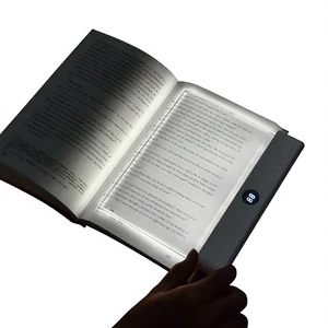 Eye Care Battery Powered Rechargeable LED Book Lights for Night Reading Panel Book Reading Lamp