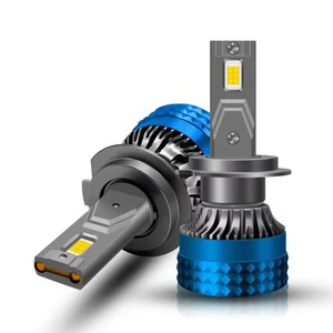 65W 12V LED Headlight Bulb Dual Projector Lens Car Headlamp Bright Auto Lighting Upgrade