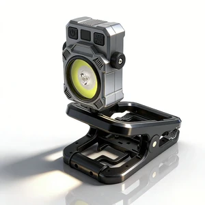 Clip Work Lights with 3 Light Modes 360° Rotate Portable Clamp Work Light with Magnet for Car Repairing, Job Site, Workshop