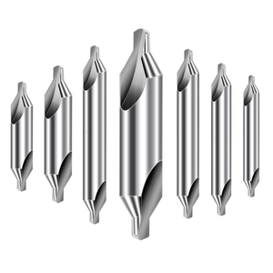 WALTETAP 1PCS 60 Degree Core Drill Bit Type 1.0-6 Full Grinding Spiral High Speed Steel TIN Coated 35MM Working Length Drilling