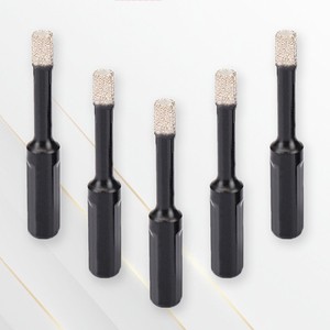 Durable Dry Drilling Diamond Coated Core Drill Bits Triangular Handle Model 016 1-Year Warranty For Glass Marble Tile Drilling