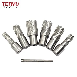 HSS Cobalt Weldon Shank Fein Annular Metal Broach Cutter Magnetic Broach Core Hole Rail Drill Bits 20mm