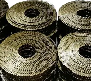 Fast Installation Reduced Downtime Steel Collated Nails Compatible With Pneumatic Nail Guns In Roofing And Fencing Environments