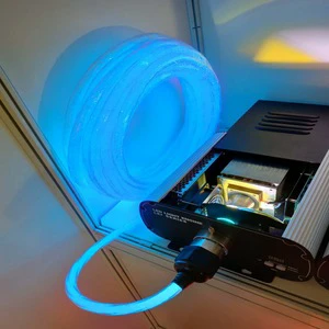 6mm Mitsubishi SK PMMA Stranded Multi-string Side Glow Fiber Optic With PVC Sheath