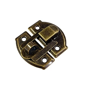 QIFENG Factory Supply High-end Strong Heavy Duty Luxury Metal Jewelry Box Lock Latch Catch