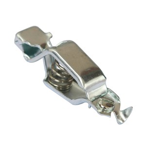40A Zinc Plated Steel Metal Clip Terminal Battery Charge Alligator Clamp With Boots