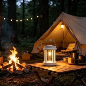 Solar-powered Small Aluminum Lantern Outdoor Garden Floor Lamp LED Pendant Corridor Light with Batteries