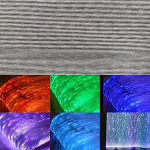 Fiber Optic Fabric, LED Fiber Optic Mesh Lights, Suitable for Quilted Garments, and Ideal for DIY Holiday Party Accessories.