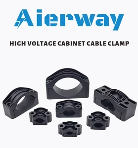 Aierway K20-36 High-voltage Switchgear PA66/ABS Cable Clamps, Wire Fixing Clips, Adhesive Clips Available for Sale.