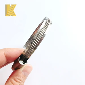 Stainless Steel 304 German Type Hose Clamp Pipe Tube Hose Clip Adjustable Hose Clamp