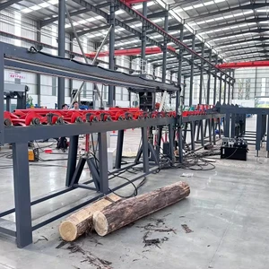 Woodworking Hydraulic Driven Log Clamp Heavy Logs Cut-off Saw Chain Saw