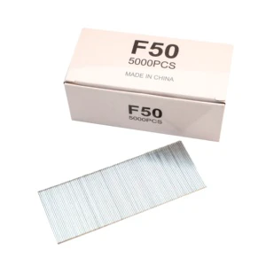 Wholesale High Quality f 50 Staple Straight Nails Furniture Staple Galvanized Steel Wire Brad Nails