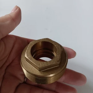 Customized Forged High Accuracy Brass Sleeve Fitting Bushing Quality Assurance Thread Nuts Brass Parts