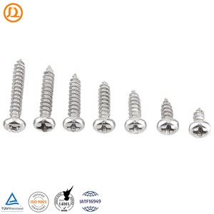 Stainless Steel Pan Head Self Tapping Screw Phillips Drive Assortment Set Wood Sheet Metal Screw Fastener Manufacturer