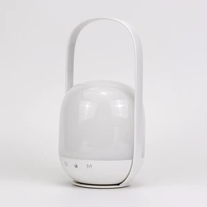 Hotel Night Light Lamp Portable Rechargeable LED Lantern with Remote Control, Dimmable Warm White for Bedside Room Decoration