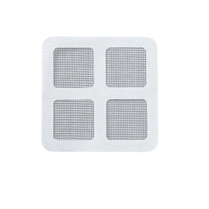 Zhongfu Nengzhan Double Sided Acrylic Self-Adhesive Floor Drain Sticker & Hair Catcher Mesh Anti-Blockage Bathroom Sewer Filter