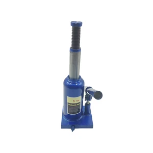 5 Ton Blue Hydraulic Floor Jack - Heavy Duty Quick Lift Pump for Auto Car SUV Repair, Garage Workshop Tool