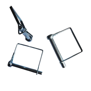 High Quality Trailer Coupler Safety Pin Quick Latch Square Type Shaped Zinc Plated Steel Wire Quick Release Locking Pins
