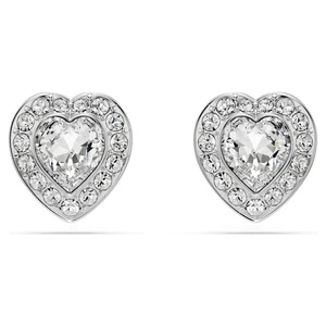 JZM High Quality Stainless Steel Heart-shaped Design Crystal Zircon Inlaid Exquisite Earrings Earrings Luxury Jewelry Wholesale