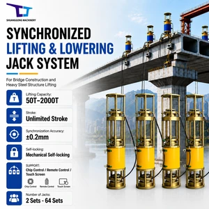 Synchronized Lifting System Hydraulic Jack Chip Controlled Lifting System Wholesale