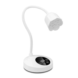 OEM Factory Custom Wholesale Portable Rechargeable Uv Led Nail Desk Lamp Home Use Gel Polish Compatible UV Lamp for Nail Beauty