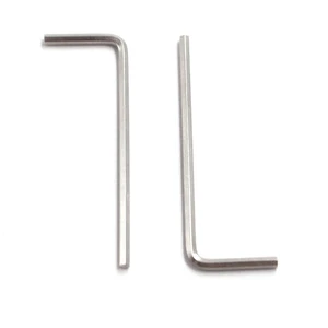 50mm 60mm 75mm Bright Finish Custom Size Premium Carbon Steel Hex Key L Shaped Wrench