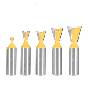 High Quality Woodworking Milling Cutter Dovetail Router Bit V-slot Carving Knife Slotting and Broaching Tool