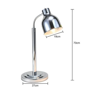 Modern Design Electric Lamp for Food Warm Display New Restaurant Hotel Catering Preserving Bulb with Plug in Power Supply