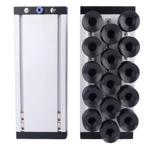 Integrated Vacuum Suction Cup 130X610mm 12 Pads Strong Suction For Carton Palletizing Industrial Use