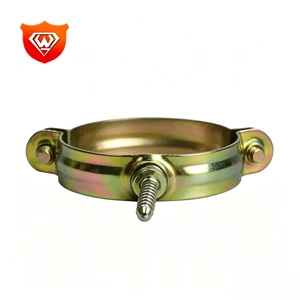 Professional Galvanized Steel Pipe Clamp With Screws Pipe Support Clamps