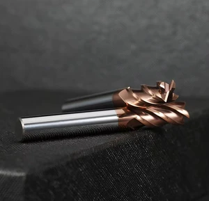 High Quality Tungsten Carbide Milling Cutter Straight Sharp 4Flute Hrc60 End Mill Set Flat Router Bits for CNC Tool