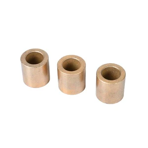 OEM Custom Copper Based Oil Impregnated Sleeve Bearing Sintered Self Lubricating Bushing For Machinery