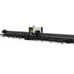Heavy Duty 2000kg Capacity Q8-55 CNC Fiber Laser Pipe Cutting Machine Max 550mm Diameter Round Square Steel Tube Cutter