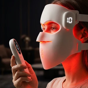 EYCO Custom Laser 630nm 850nm Infrared Laser SiliconeLed Face Masks Light Therapy Facial Red LightTherapy Mask