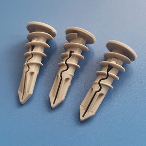 Spiral Gypsum Board Expansion Tube 17*43mm Open Spiral Screw-in Anchor Expansion Sleeve Self-tapping Screw