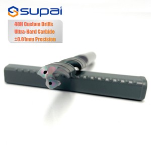 SUPAL High Quality Solid Carbide 2Flutes Twist Drill with Inner-coolant Drill Bit for Cnc Macchining Hole Drilling Tools