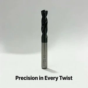 HONGXIN 753P D1.55-D1.95 High Speed Steel Powder Metallurgy Drill Bit 135 Point Angle TiCN Coated Straight Shank for Mold