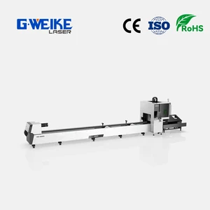 New CNC Tube Metal Stainless Steel Fiber Laser Cutting Machine with Cypcut Control Water Cooling Easy to Operate