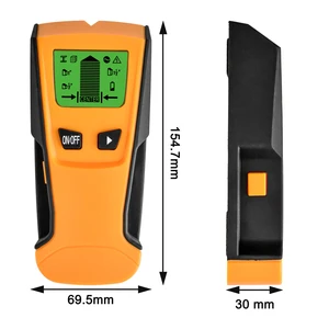 5-in-1 Handheld Wall Scanner Stud Finder Best Detector for Metal and AC Live Wire REBAR Certified ABS Plastic Material