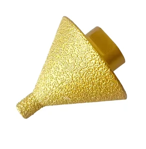OEM Hex Shank 38mm 50mm Diamond Core Drill Bit Multipurpose Steel Grinding Head Hole Chamfer Cone Hole Punching Expanding Angle