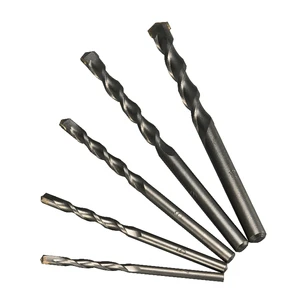 Borui 5pcs High Speed Steel Masonry Drill Bits 4-5-6-8-10mm Multipurpose Set for Concrete Tiles Ceramic Glass Hole