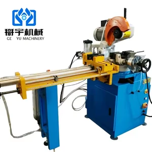 Water Cutting Machine Burr-free 45 Degree Angle Semi-Automatic Hydraulic High Productivity Pipe Cutting Machine Desktop