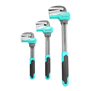 Adjustable Spanner f Type Pipe Wrench Durable Household Car Motor Wrench