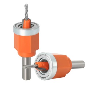 82 Degree 2.8mm - 4.0mm Hss Center Drill 8mm 5/16'' Carbide Tipped Adjustable Depth Positioning Countersink Drill Bit